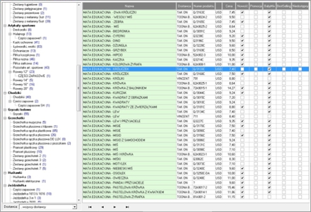 Manager Importu - Kartoteka asortymentu